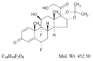 RETISERT (fluocinolone acetonide intravitreal implant) Structural Formula Illustration RETISERT (fluocinolone acetonide intravitreal implant) Structural Formula Illustration