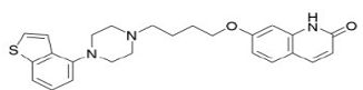 REXULTI® (brexpiprazole) - Structural Formula  - Illustration