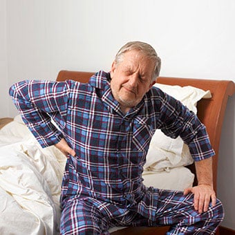 Joint stiffness may be a result of RA pain.