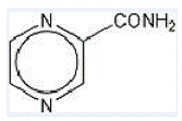 Pyrazinamide - Structural Formula Illustration Pyrazinamide - Structural Formula Illustration