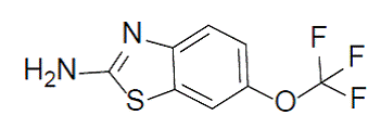 RILUTEK (riluzole) Structural Formula Illustration