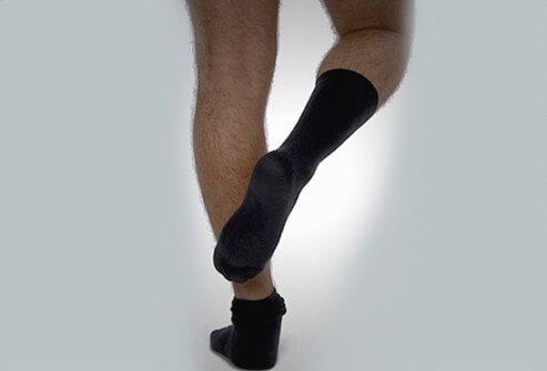 Stay stocking-footed to prevent the spread of any foot fungus to other parts of your body.