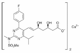 Ezetimibe Structural Formula - Illustration Ezetimibe Structural Formula - Illustration