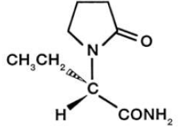 ROWEEPRA XR (levetiracetam) - Structural Formula - Illustration ROWEEPRA XR (levetiracetam) - Structural Formula - Illustration