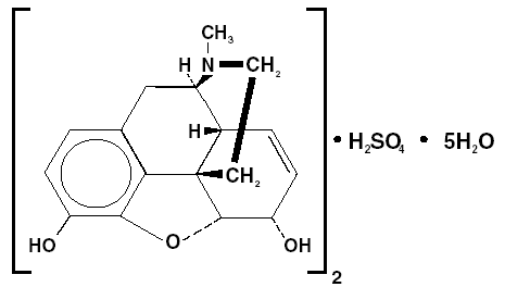 ROXANOL (IMMEDIATE RELEASE) Structural Formula Illustration