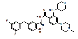 ROZLYTREK (entrectinib) Structural Formula - Illustration ROZLYTREK (entrectinib) Structural Formula - Illustration