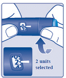 Pull off the outer needle cap. Do not throw it away - Illustration