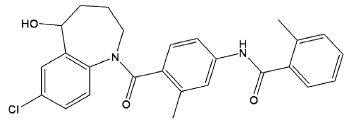 SAMSCA® (tolvaptan) Structural Formula Illustration SAMSCA® (tolvaptan) Structural Formula Illustration