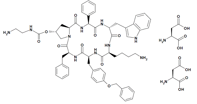SIGNIFOR (pasireotide) Structural Formula  - Illustration