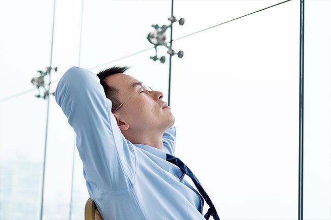 You might feel less drained if you take short breaks during long stretches of mental work. 