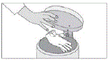 After you take your prescribed dose of
SIKLOS tablets, drink a glass of water  Illustration