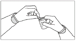 Remove the SIKLOS 1,000 mg tablet out of
the bottle needed to get your dose  Illustration