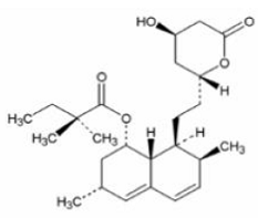 Simvastatin - Structural Formula Illustration Simvastatin - Structural Formula Illustration