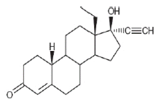 SKYLA (levonorgestrel) Structural Formula - Illustration SKYLA (levonorgestrel) Structural Formula - Illustration