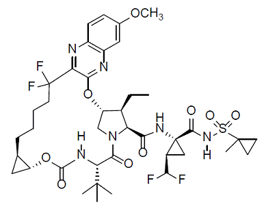 Voxilaprevir - Structural Formula Illustration Voxilaprevir - Structural Formula Illustration