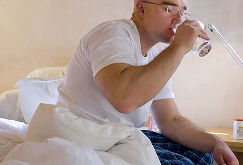 Staying hydrated helps your body fight off an infection.