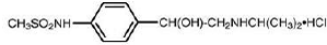 SOTYLIZE (sotalol hydrochloride) Structural Formula Illustration
