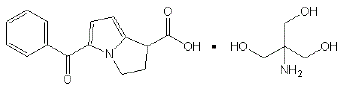 SPRIX® (ketorolac tromethamine) Structural Formula Illustration SPRIX® (ketorolac tromethamine) Structural Formula Illustration