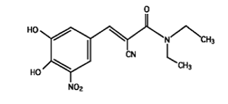 Entacapone Structural Formula Illustration