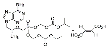 Tenofovir DF - Structural Formula Illustration Tenofovir DF - Structural Formula Illustration