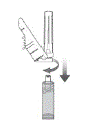 PREPARE THE ABDOMINAL INJECTION SITE - Illustration PREPARE THE ABDOMINAL INJECTION SITE - Illustration