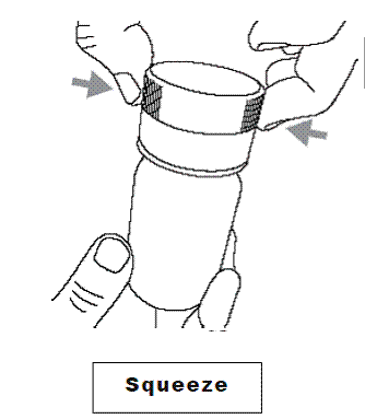 Remove a charcoal-lined disposal pouch from the aluminum foil package by tearing open the package at the notch - Illustration