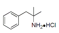 SUPRENZA™ (phentermine hydrochloride) Structural Formula Illustration