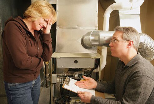 Cracks and dirt to poor ventilation in central heating and air conditioning system can emit dangerous gases such as carbon monoxide in your home.