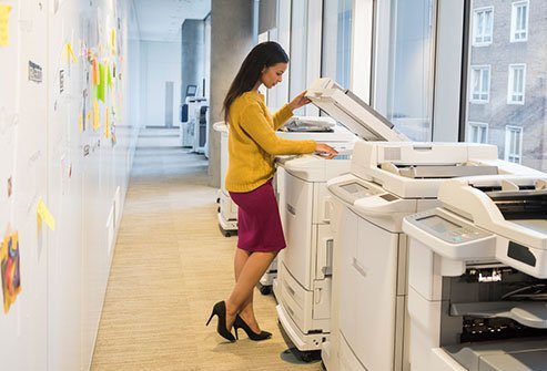 Certain laser printers and copy machines can emit indoor pollutants.