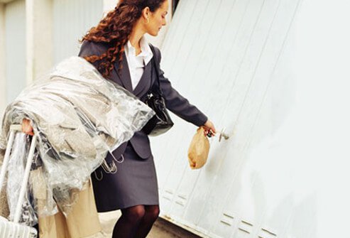 Most dry cleaners rely on a chemical known as perchloroethylene most of which should be removed but the chemical can remain on the clothes to varying degrees.