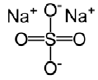 Sodium Sulfate Structural Formula - Illustration
