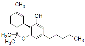 SYNDROS (dronabinol) Structural Formula - Illustration