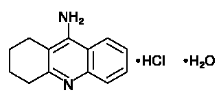 Cognex® (Tacrine Hydrochloride) Structural Formula Illustration