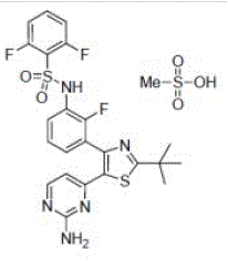 TAFINLAR® (dabrafenib) - Structural Formula - Illustration
