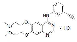 TARCEVA (erlotinib) Structural Formula Illustration