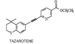 TAZORAC® (tazarotene) Structural Formula - Illustration TAZORAC® (tazarotene) Structural Formula - Illustration