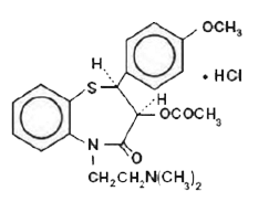 TAZTIA XT® (diltiazem hydrochloride) Structural Formula Illustration TAZTIA XT® (diltiazem hydrochloride) Structural Formula Illustration
