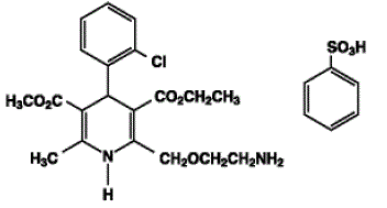 Amlodipine Besylate - Structural Formula Illustration 2