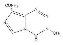 TEMODAR® (temozolomide) Structural Formula Illustration