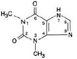 THEOLAIR  (theophylline) Structural Formula Illustration