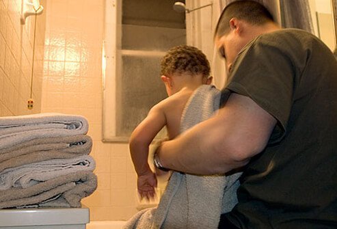 Doing the same things each night before bed helps your child know it's time to sleep.
