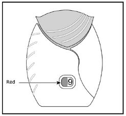 Do not block the air vent with your fingers - Illustration