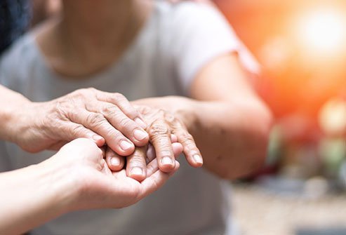 Picture of hands on top of each other.