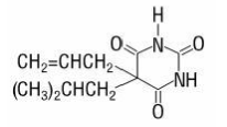 Butalbital Structural Formula Illustration