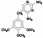 Trimethoprim Structural Formula Illustration Trimethoprim Structural Formula Illustration