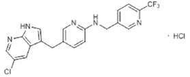 TURALIO™ (pexidartinib) Structural Formula - Illustration TURALIO™ (pexidartinib) Structural Formula - Illustration