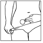 It is important that you
check the patch every day to make sure it is in the right place - Illustration
