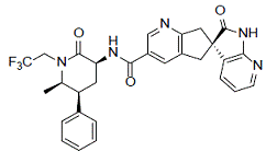 UBRELVY (ubrogepant) Structural Formula - Illustration