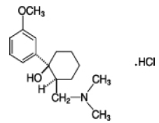 ULTRAM® ER C IV (tramadol HCl) Structural Formula Illustration