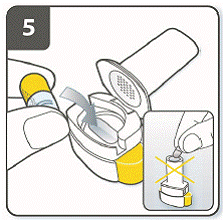 Remove a UTIBRON capsule - Illustration